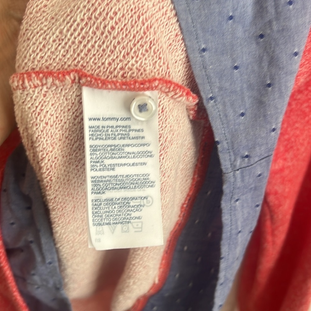 ladies Tommy Hilfiger size xl sweater with attached shirt‎ - Picture 7 of 8